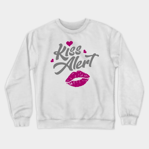 kiss lips love Crewneck Sweatshirt by Supertrooper
